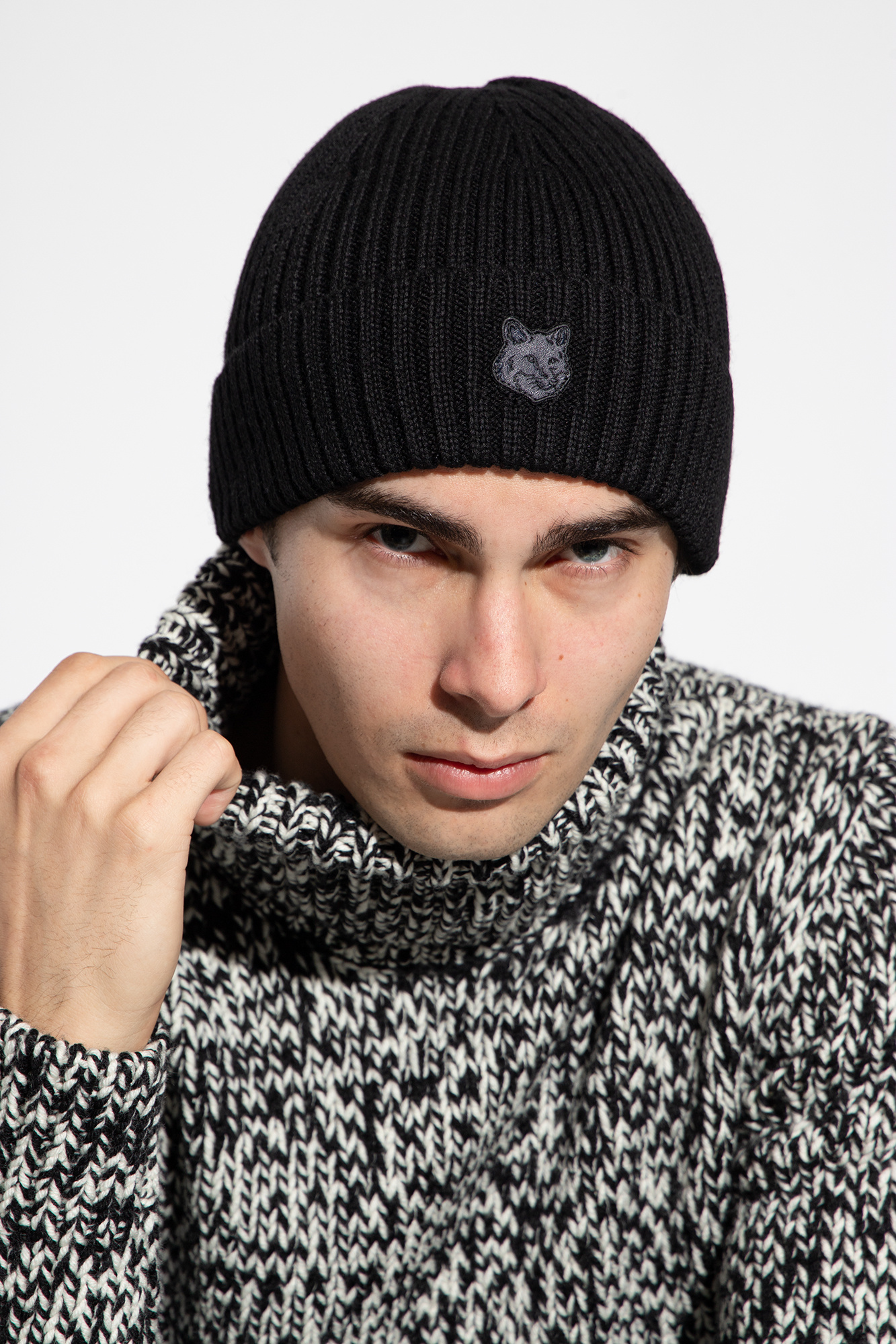 SchaferandweinerShops Switzerland - Black Wool beanie with